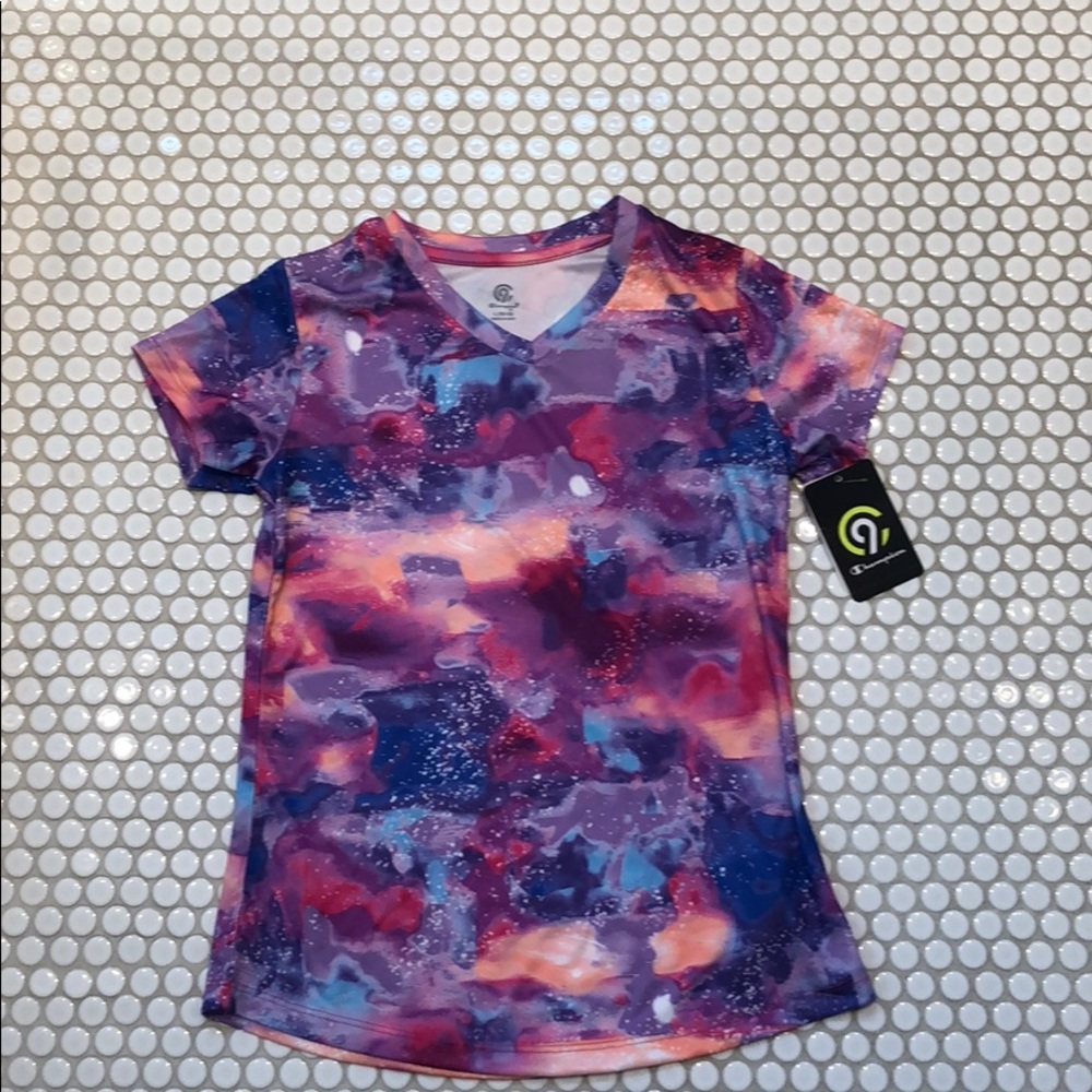 CHAMPION new pink/purple+ athletic shirt
